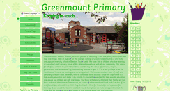 Desktop Screenshot of greenmountprimary.co.uk